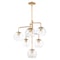 Maxim Lighting Branch 6-Light 27" Wide Natural Aged Brass Chandelier 38416CLNAB - alternate 1